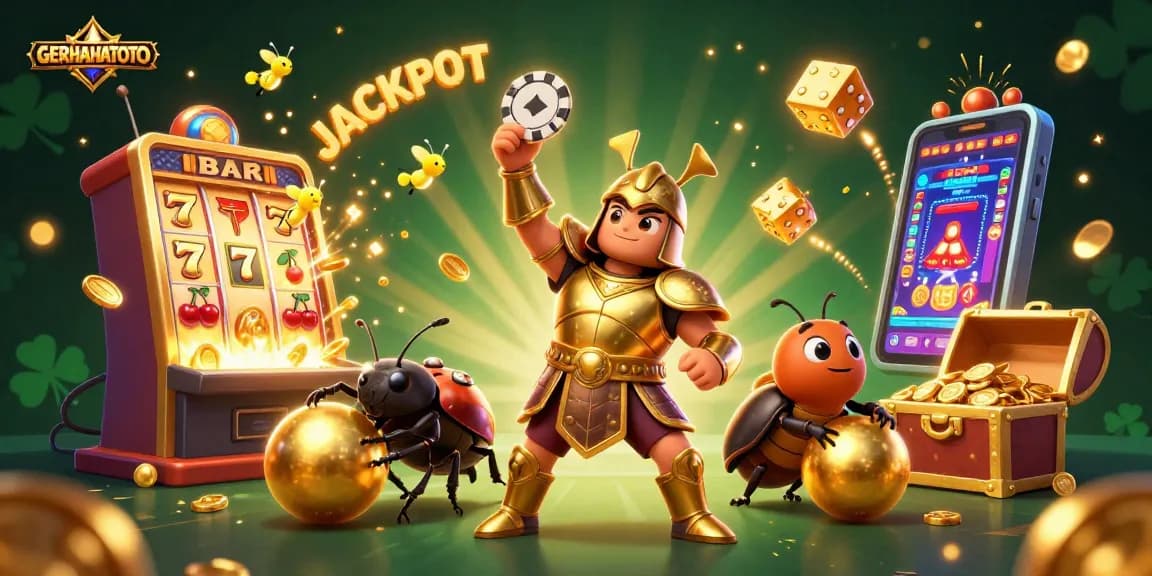 Menangkan jackpot di GERHANATOTO dengan ilustrasi kasino yang menarik ini.