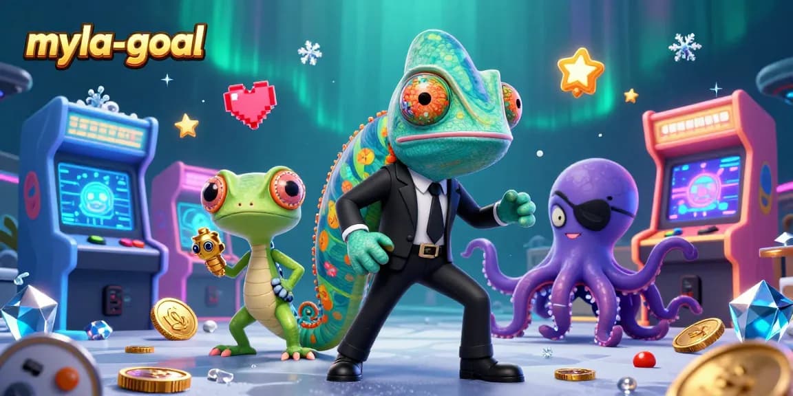 Engage with the exhilarating dynamics of myla-goal in this colorful casino-themed scene featuring vivid gaming elements.