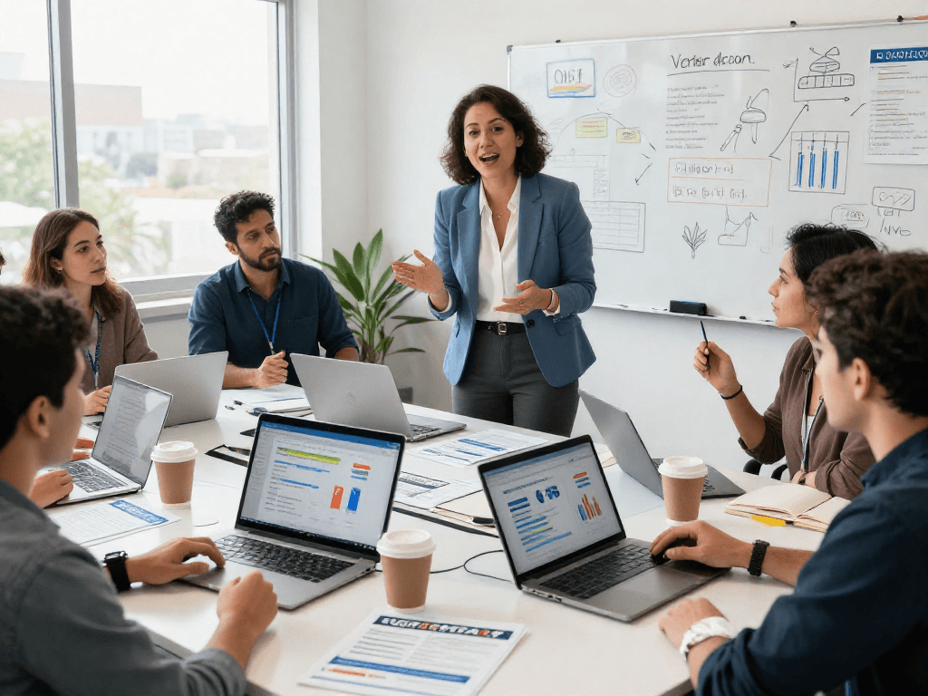 Learn how to run Google ads for a campaign in a collaborative political strategy meeting.