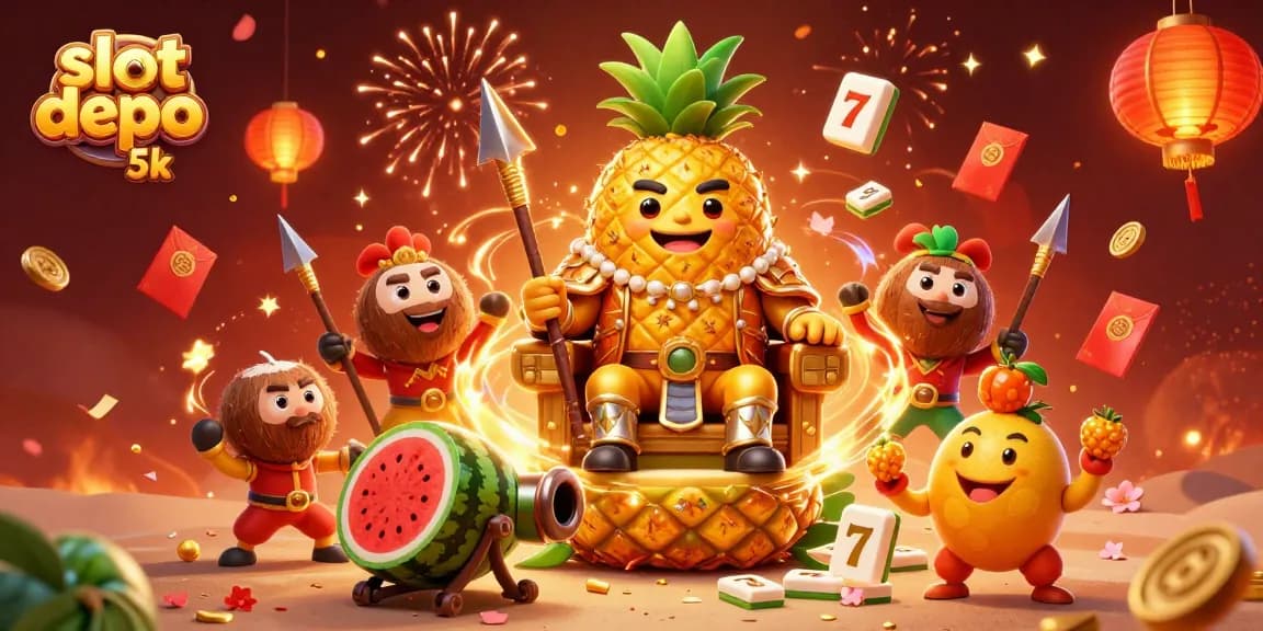 Experience thrilling gameplay at slot depo 5k with vibrant characters and casino elements.