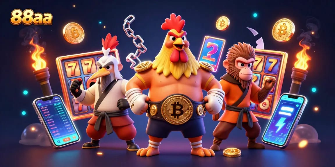 Experience thrilling gameplay at 88aa with vibrant characters and dynamic slot elements.