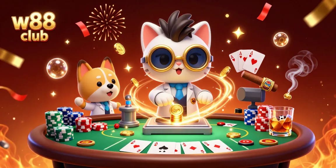 Cược cá cược tại w88 club với những trò chơi hấp dẫn và không gian sống động