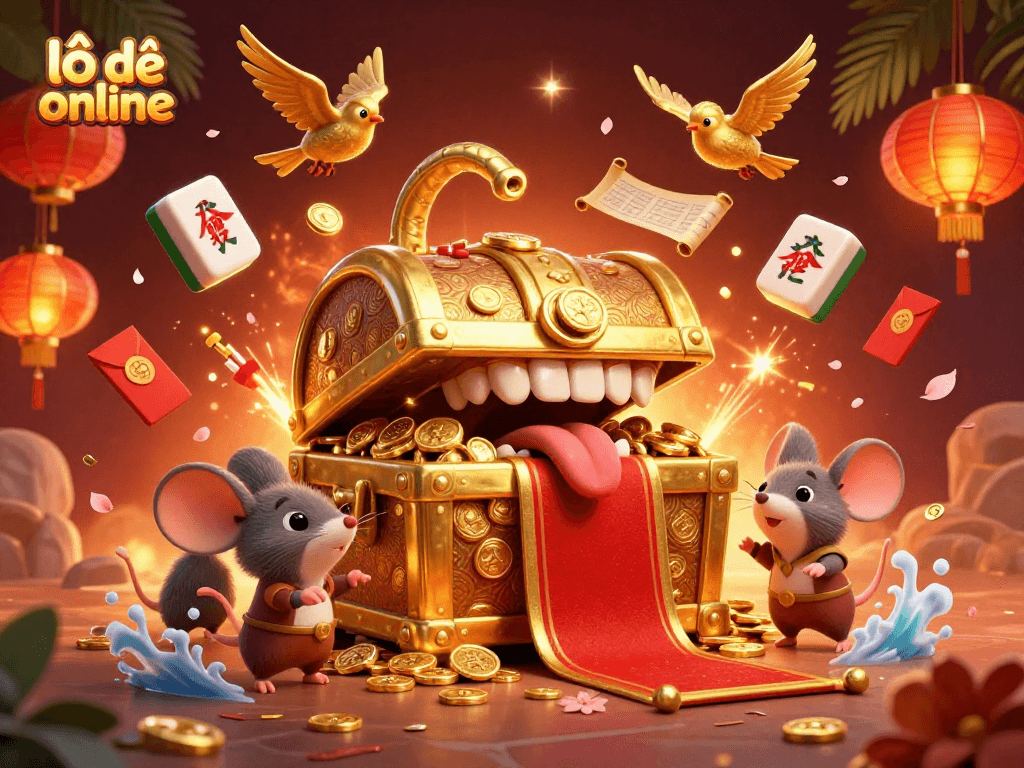 Play and win with vibrant lô đề online elements in a colorful casino scene filled with excitement.
