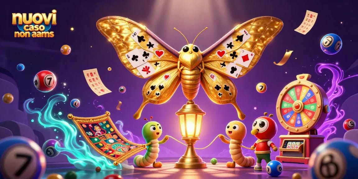 Scopri come vincere nei nuovi casino non AAMS con immagini di voucher e giochi scintillanti.