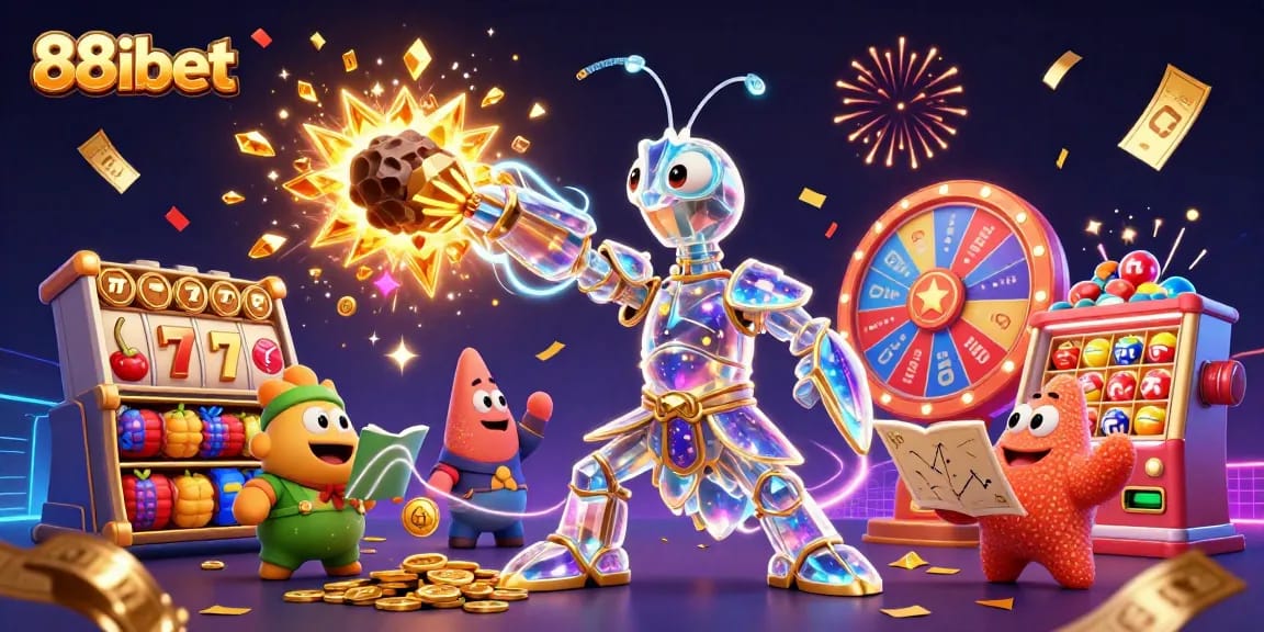 Experience excitement with 88ibet as the galactic mantis shrimp wins jackpots in a colorful casino!