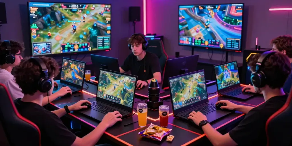 players enjoying luxury333 gaming experience with enhanced technology