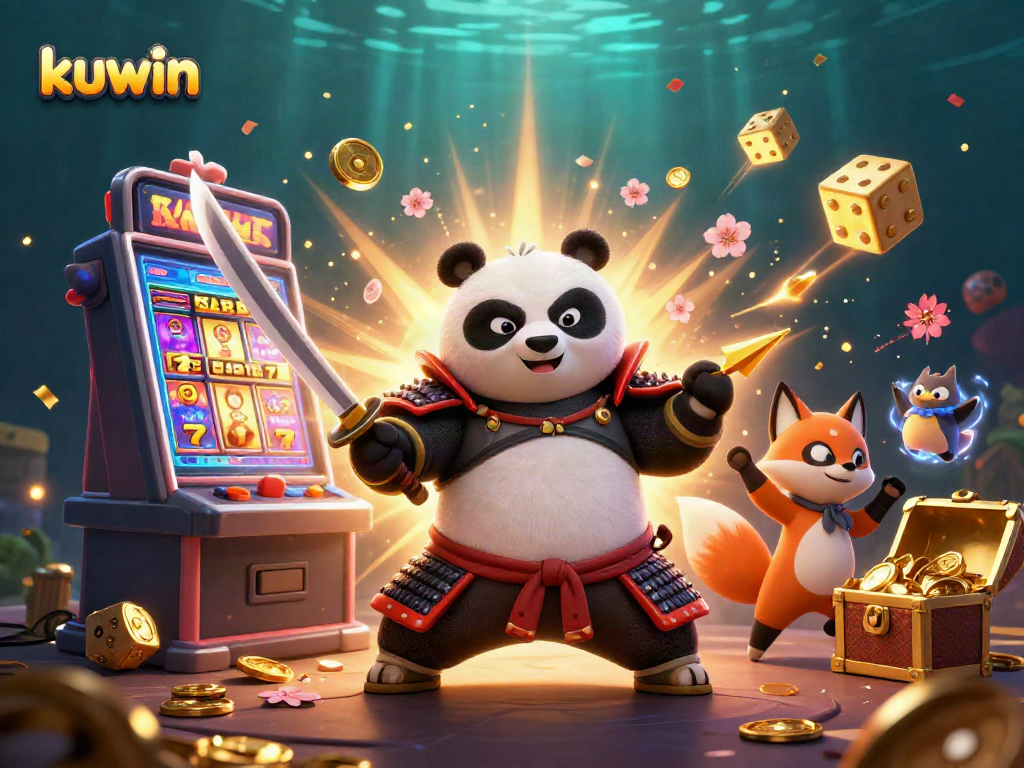 Experience the thrill of kuwin gaming with vibrant characters and jackpot explosions.