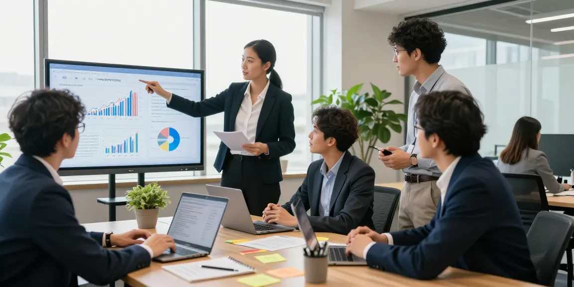Team strategizing to strengh up your portfolio. in a modern office setting.