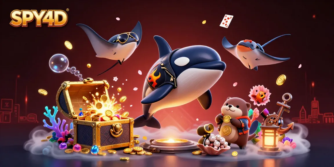 SPY4D menawarkan pengalaman bermain yang menegangkan dengan karakter kartun laut di lingkungan yang kaya.