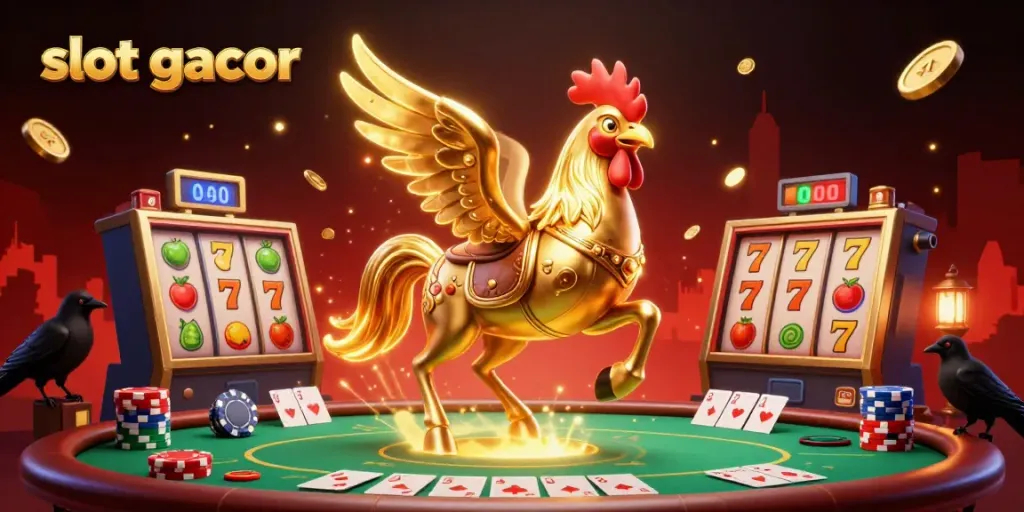 Slot gacor menyajikan permainan seru di kasino dengan simbol keberuntungan dan suasana magis.