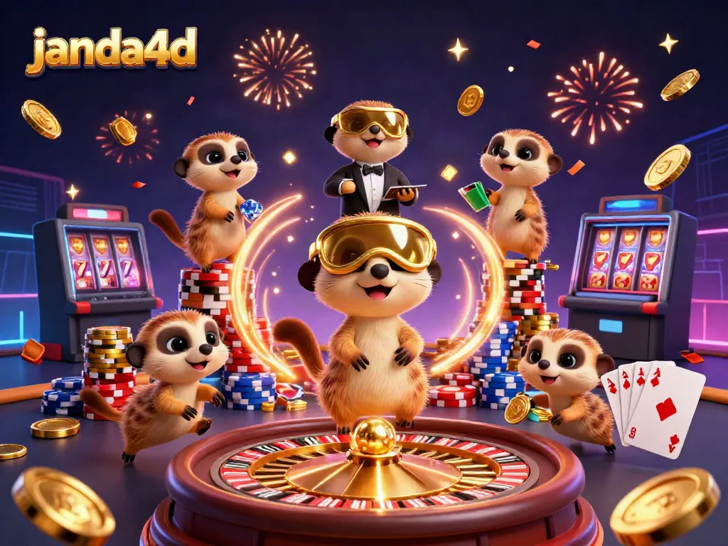 Janda4D menawarkan pengalaman perjudian slot yang mendebarkan dengan karakter lucu dan elemen kasino berkilauan.