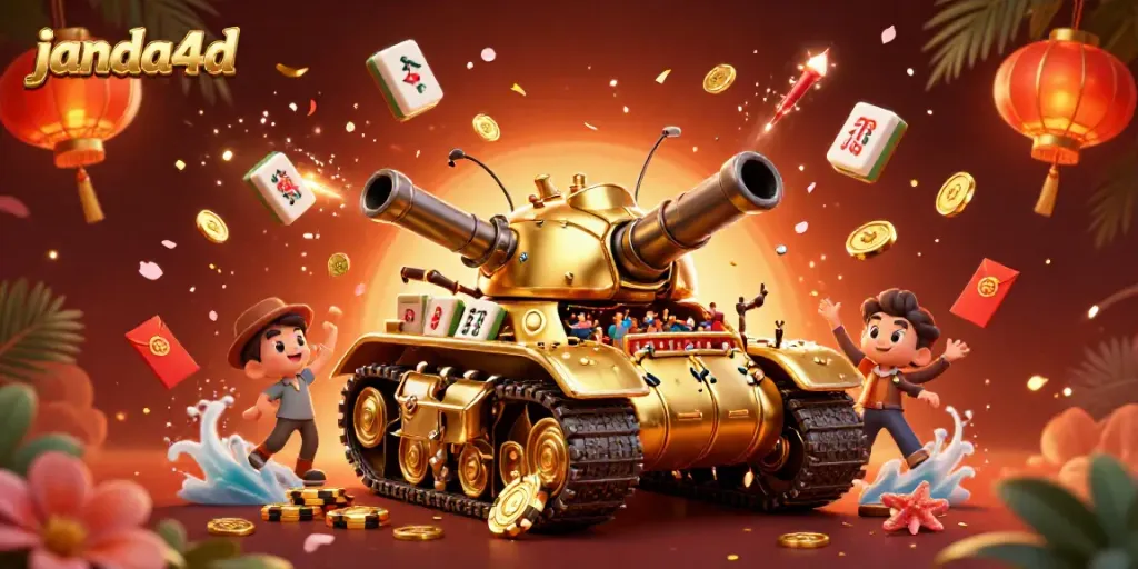Menang di janda4d dengan cara menyaksikan kasino mini dalam tank emas yang meriah.