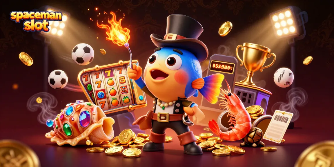 Engage in the thrilling spaceman slot experience with vibrant characters, dynamic sports elements, and golden treasures.