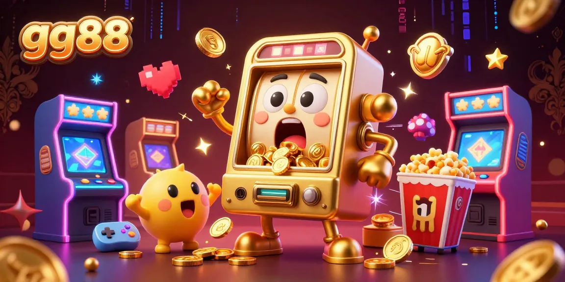 Play and win at gg88 with vibrant, engaging 3D characters and casino elements in an exciting scene.