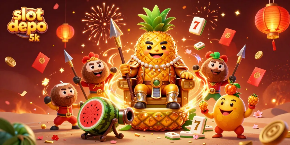 Experience thrilling gameplay at slot depo 5k with vibrant characters and casino elements.
